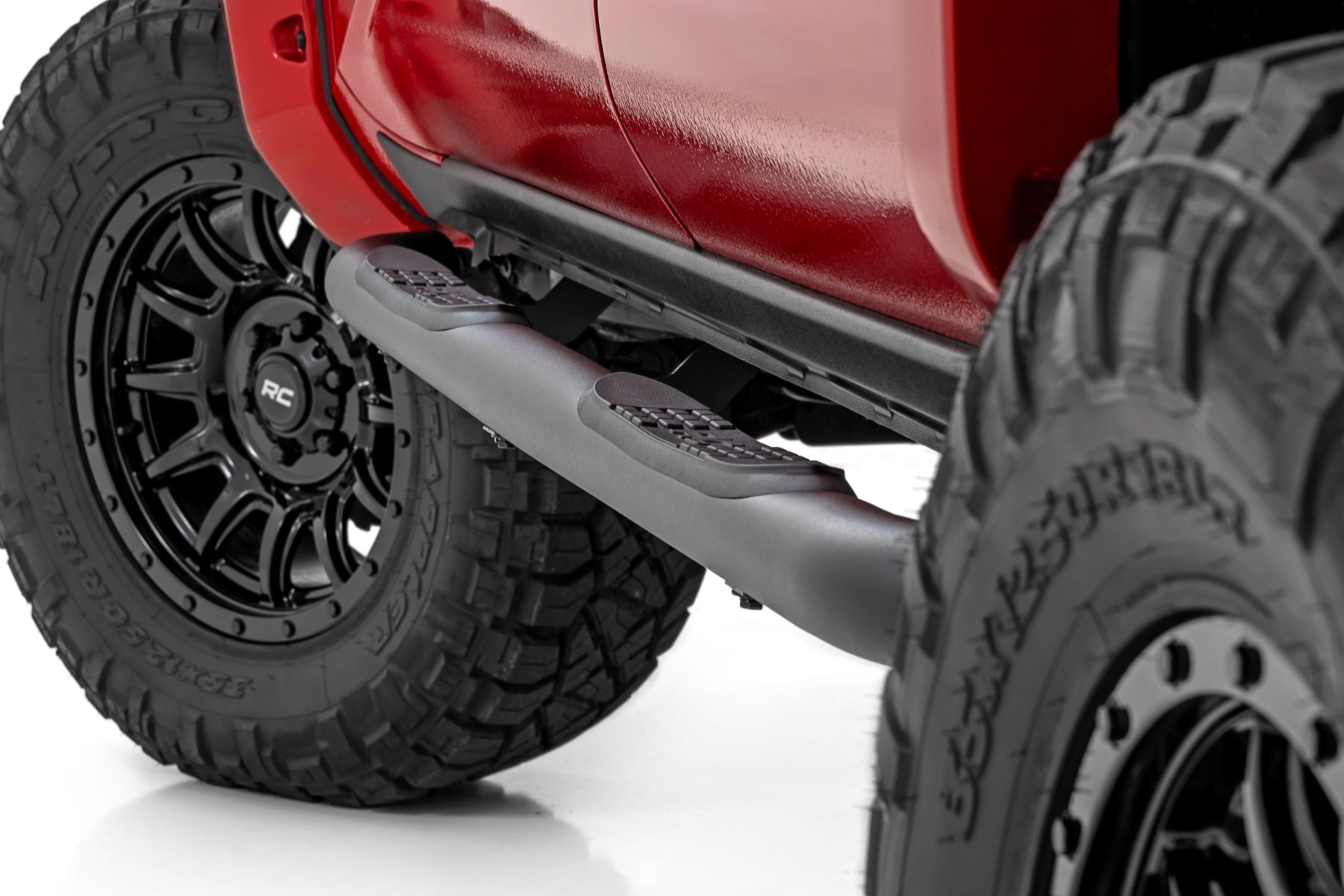 Rough Country Nerf Steps | 3" Tube | Double Cab | for Toyota Tacoma 2024-2026 43001