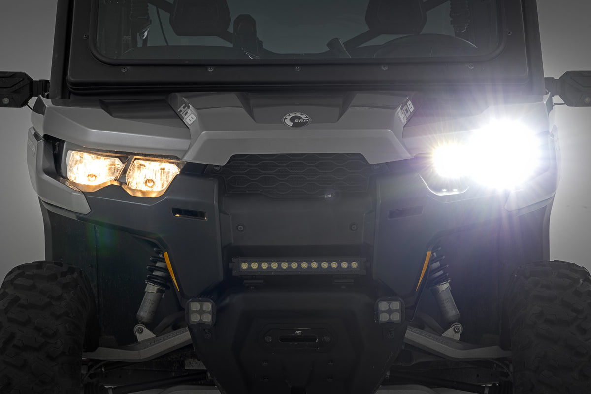 Rough Country LED Headlight Kit Can-Am Defender HD5/HD7/HD8/HD9/HD10 97105