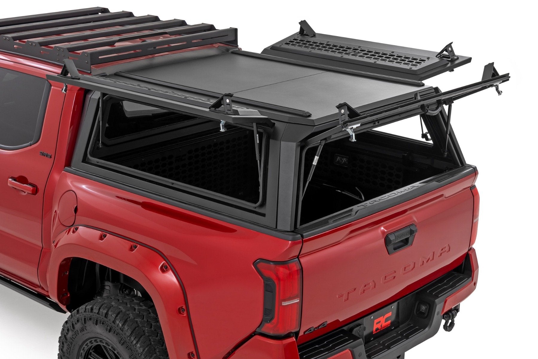 Rough Country Truck Bed Cap | Modular | 5' Bed | for Toyota Tacoma 2WD/4WD (2024-2026)