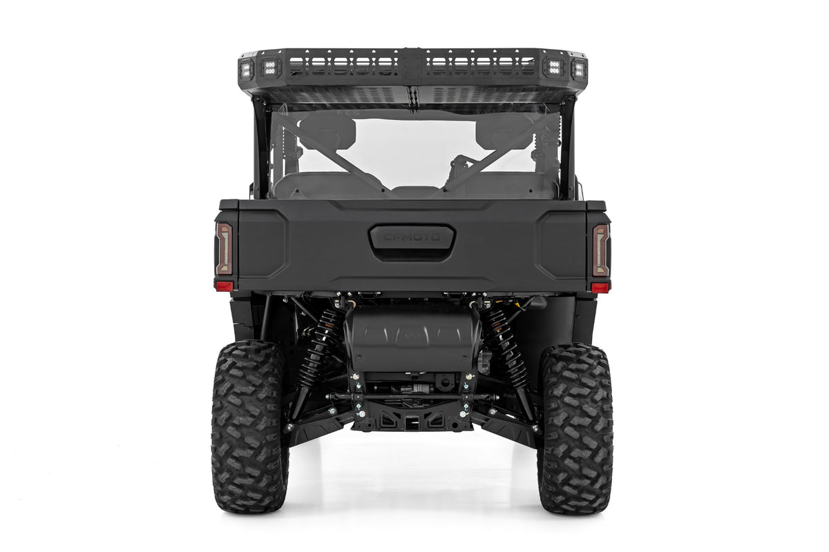 Rough Country Cargo Rack Dual 2" Black LED Pairs Flush Mount CFMOTO U10 1000 PRO 96133