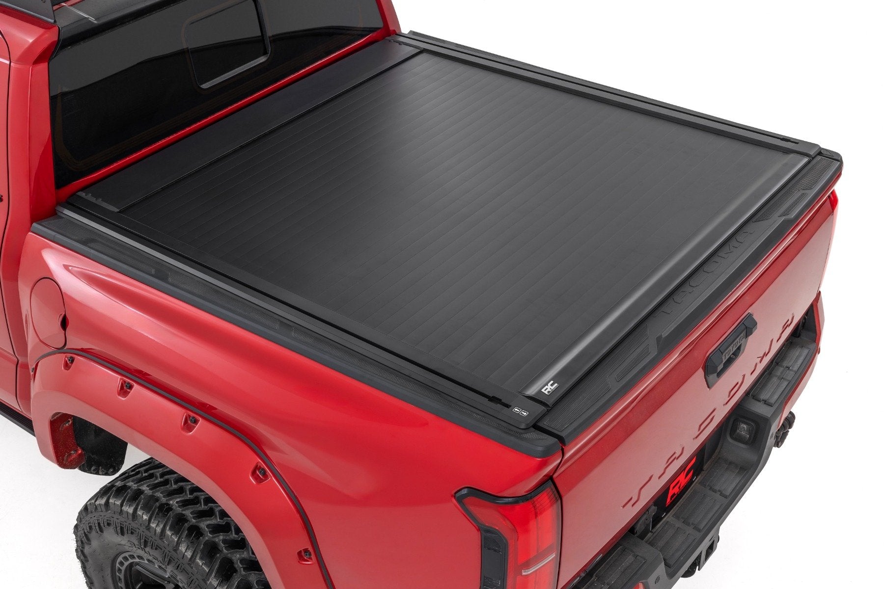 Rough Country Powered Retractable Bed Cover | 5' Bed | for Toyota Tacoma 2WD/4WD (2024-2026)