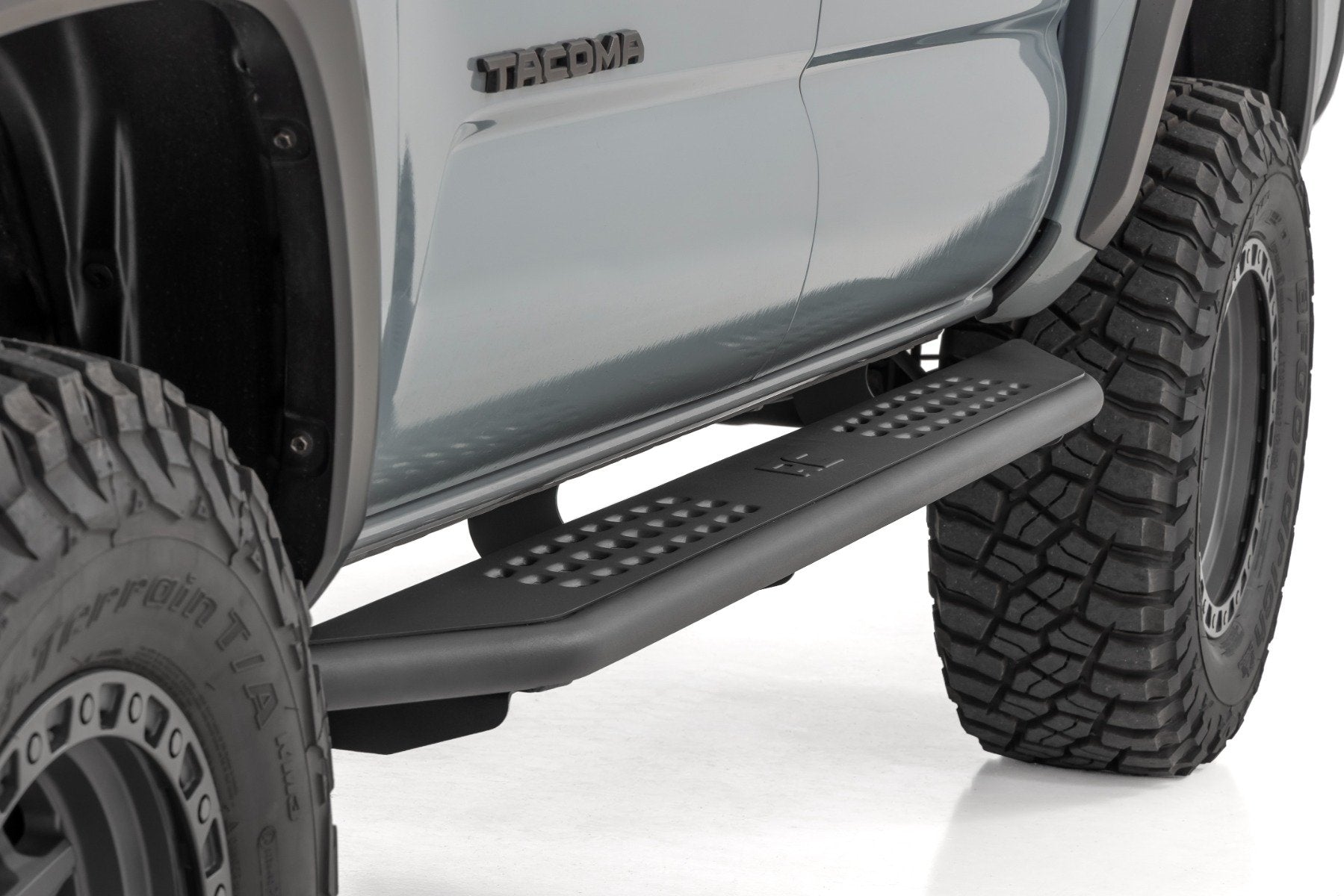 Rough Country OV2 Running Boards | Side Step Bars | Crew Cab | for Toyota Tacoma (2016-2023)