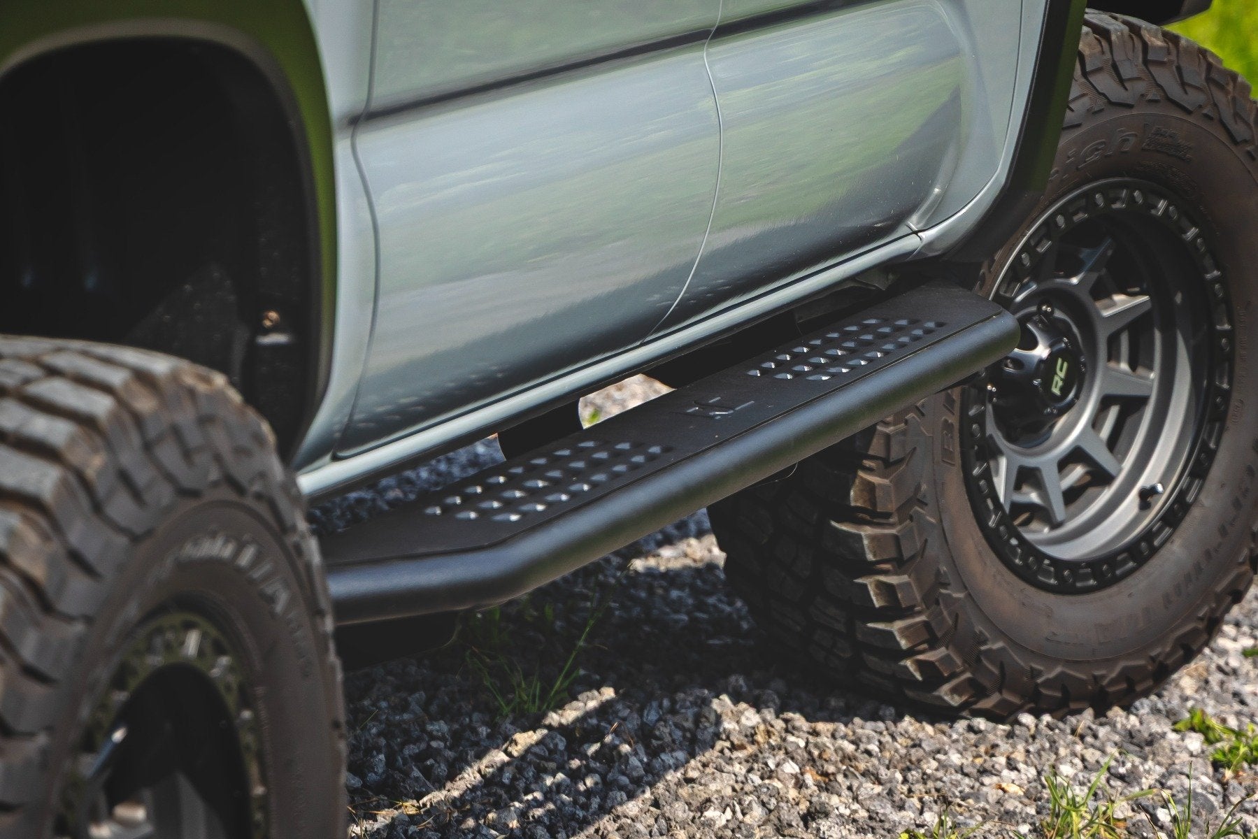 Rough Country OV2 Running Boards | Side Step Bars | Crew Cab | for Toyota Tacoma (2016-2023)