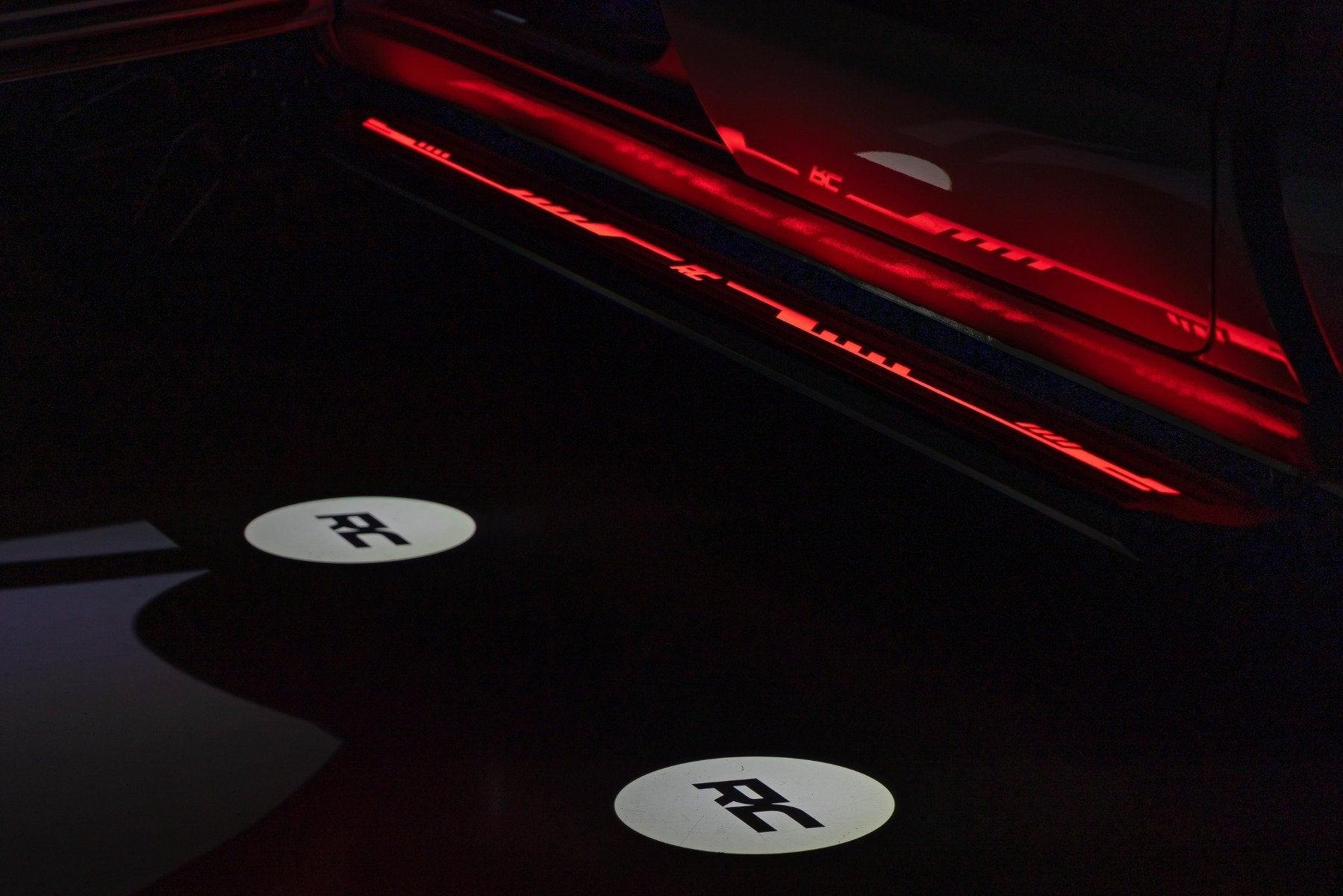 Rough Country Multi-Color LED Running Boards | Crew Cab | for Ram 1500 19-25 55004