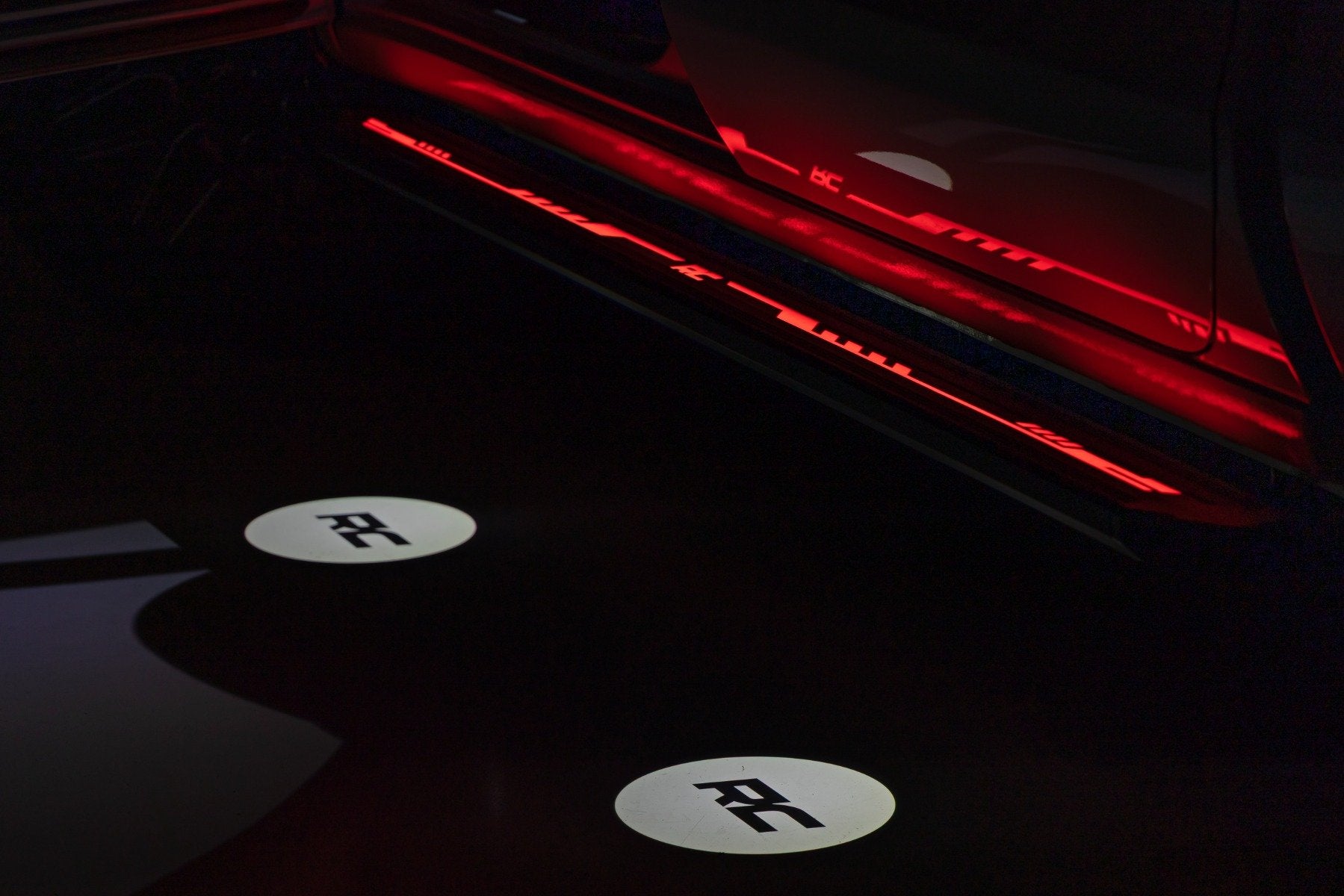 Rough Country Multi-Color LED Running Boards | CrewMax | for Toyota Tundra 2WD/4WD (2022-2025)