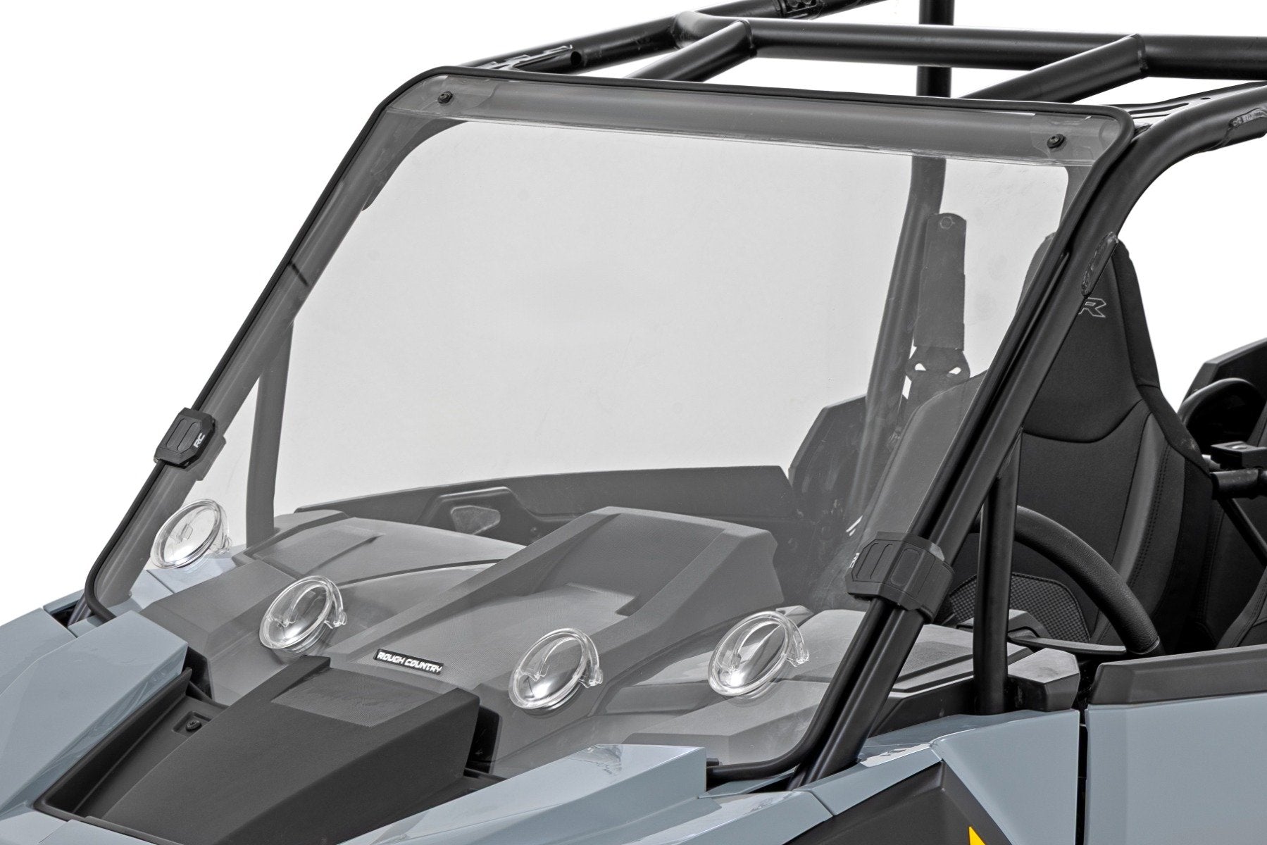 Rough Country Vented Full Windshield | Scratch Resistant |┬á Polaris RZR XP4 1000