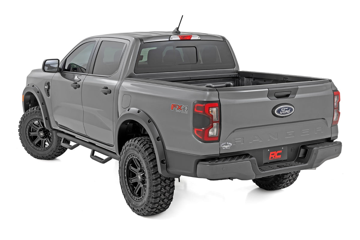 Rough Country Pocket Fender Flares | DR Avalanche | for Ford Ranger 2024-2026 F-F12401-DR