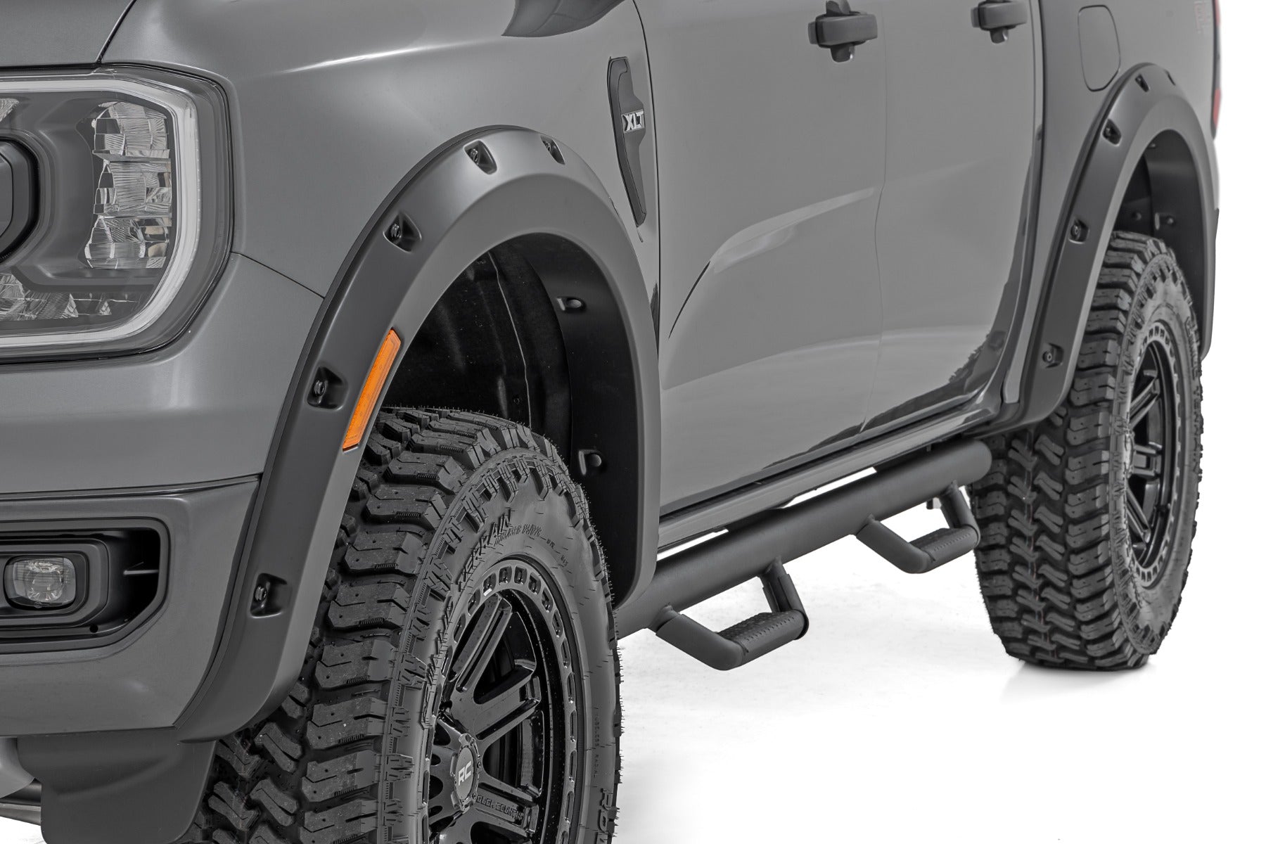 Rough Country Pocket Fender Flares G1 Absolute Black Ford Ranger 2024 F-F12401-G1