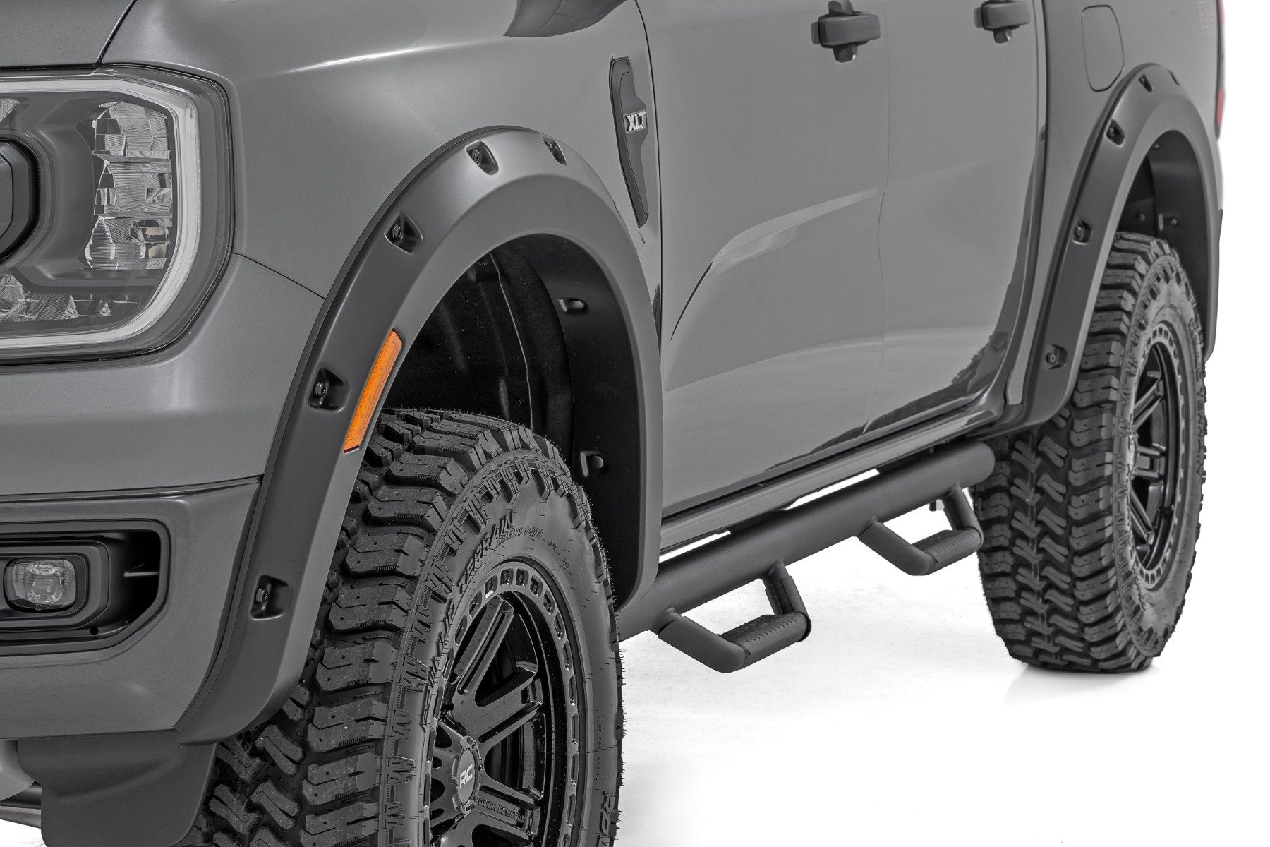 Rough Country Pocket Fender Flares NE Cactus Gray Ford Ranger 2024 F-F12401-NE