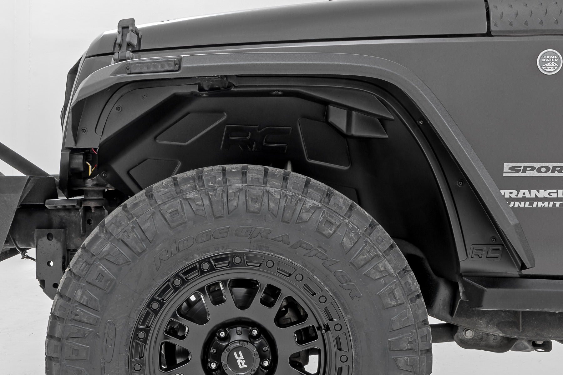 Rough Country Wheel Well Liners Front & Rear | for Jeep Wrangler Unlimited 07-18 4199A