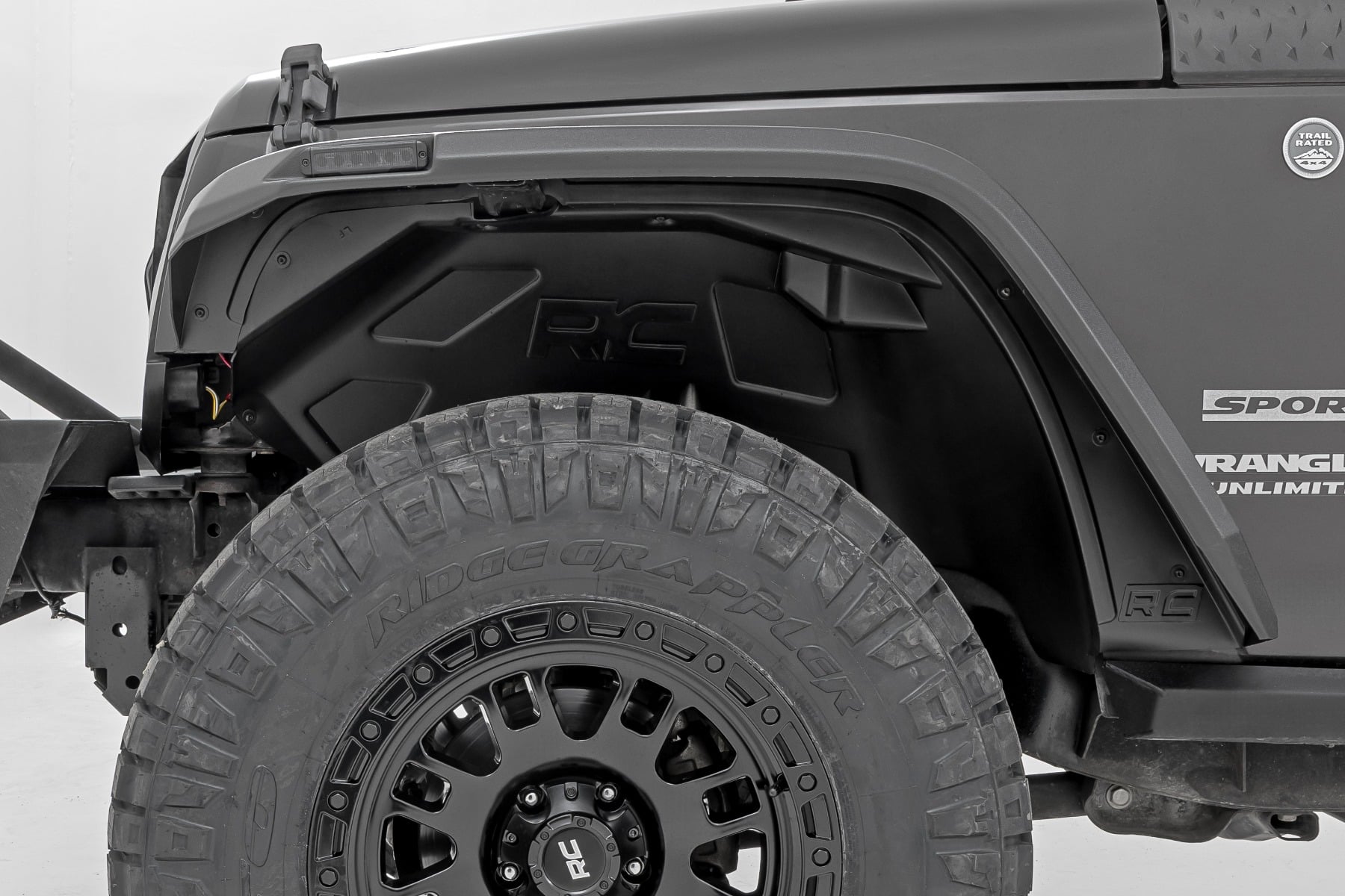 Rough Country Front Wheel Well Liners | for Jeep Wrangler Unlimited 07-18 4194A