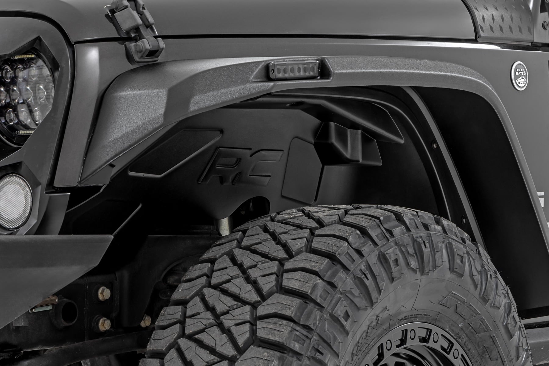 Rough Country Front Wheel Well Liners | for Jeep Wrangler Unlimited 07-18 4194A