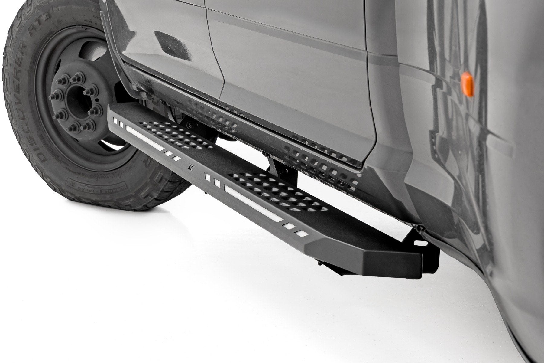 Rough Country AC2 Running Boards Amber/White CrewCab for Ram 1500/2500 10-25