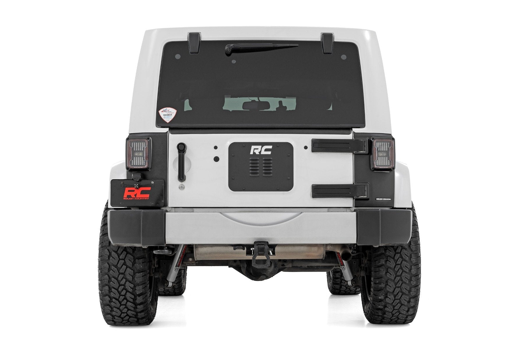 Trail Cladding Rear Corners Jeep Wrangler JK 07-18 TC13022