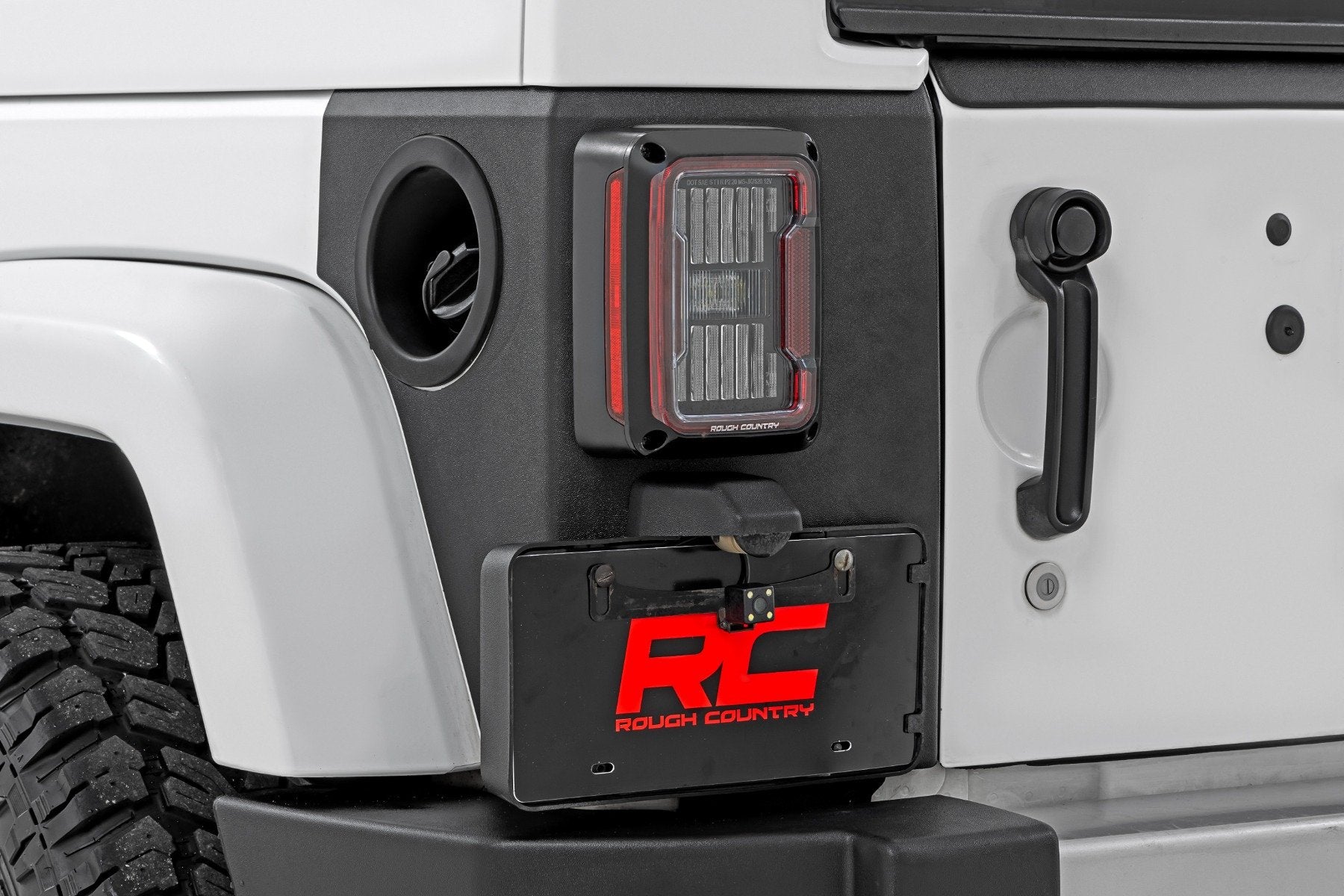 Trail Cladding Rear Corners Jeep Wrangler JK 07-18 TC13022