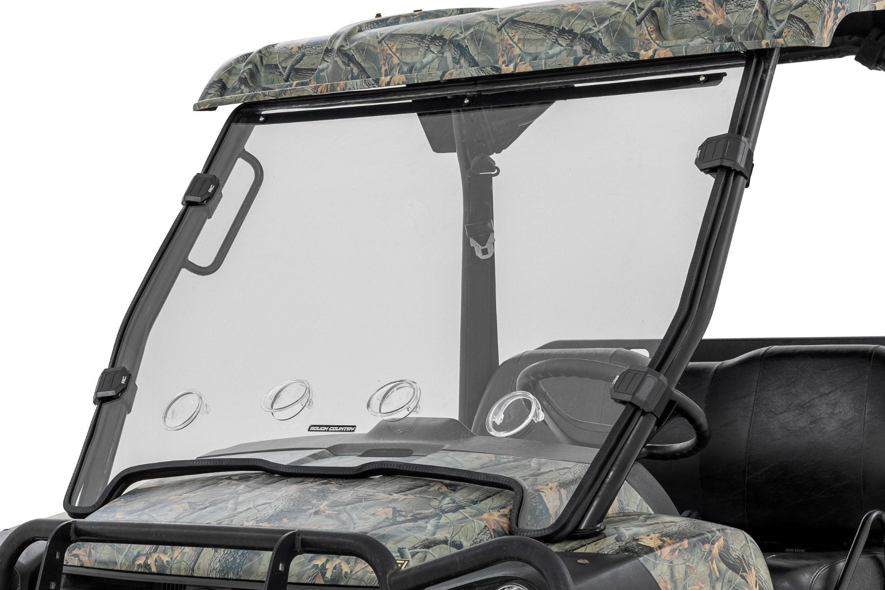 Rough Country Vented Full Windshield Scratch Resistant John Deere Gator XUV 825 98222270