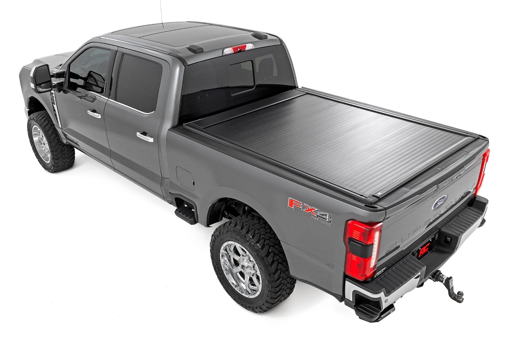 Rough Country Powered Bed Cover | 6'10" Bed | for Ford F-250/F-350 Super Duty 2WD/4WD (17-26)