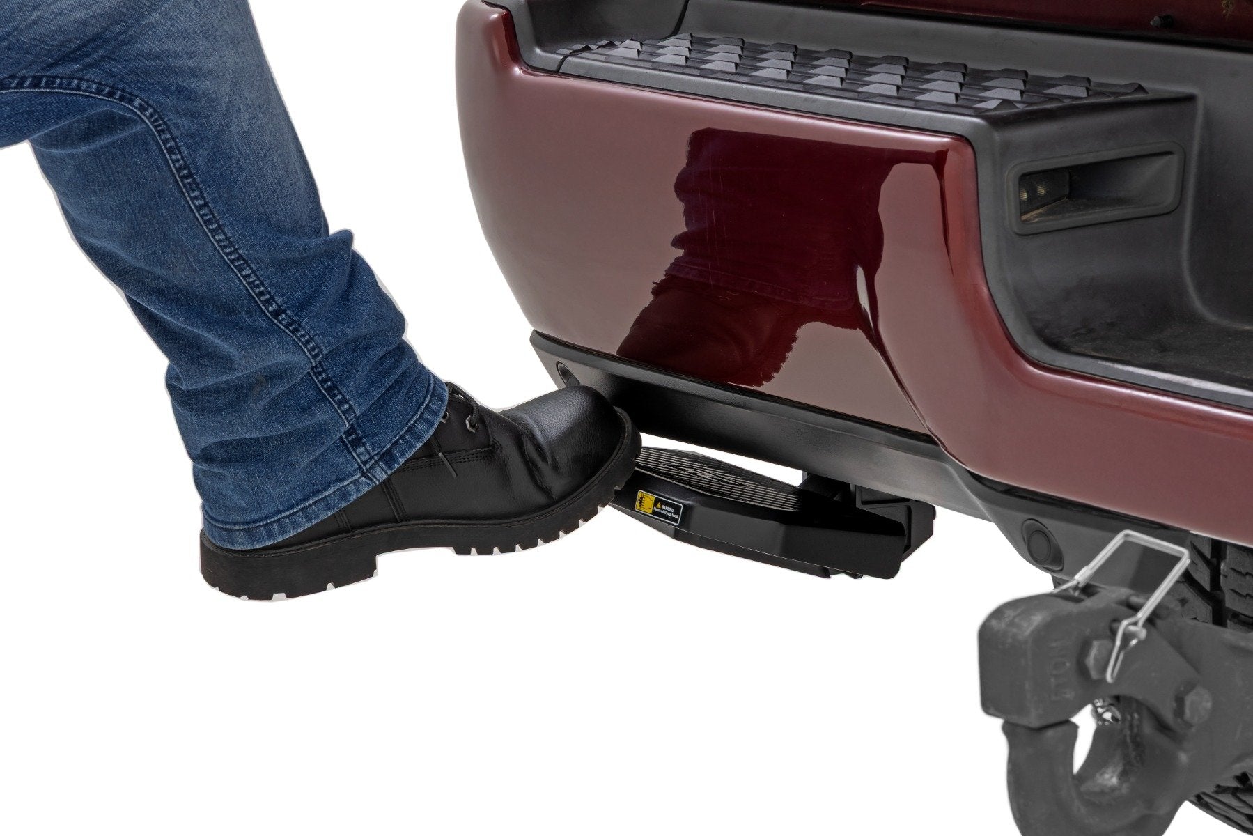 Rough Country Retractable Bed Step | Manual Pull | for Ram 2500/3500 2019-2025 PW050141