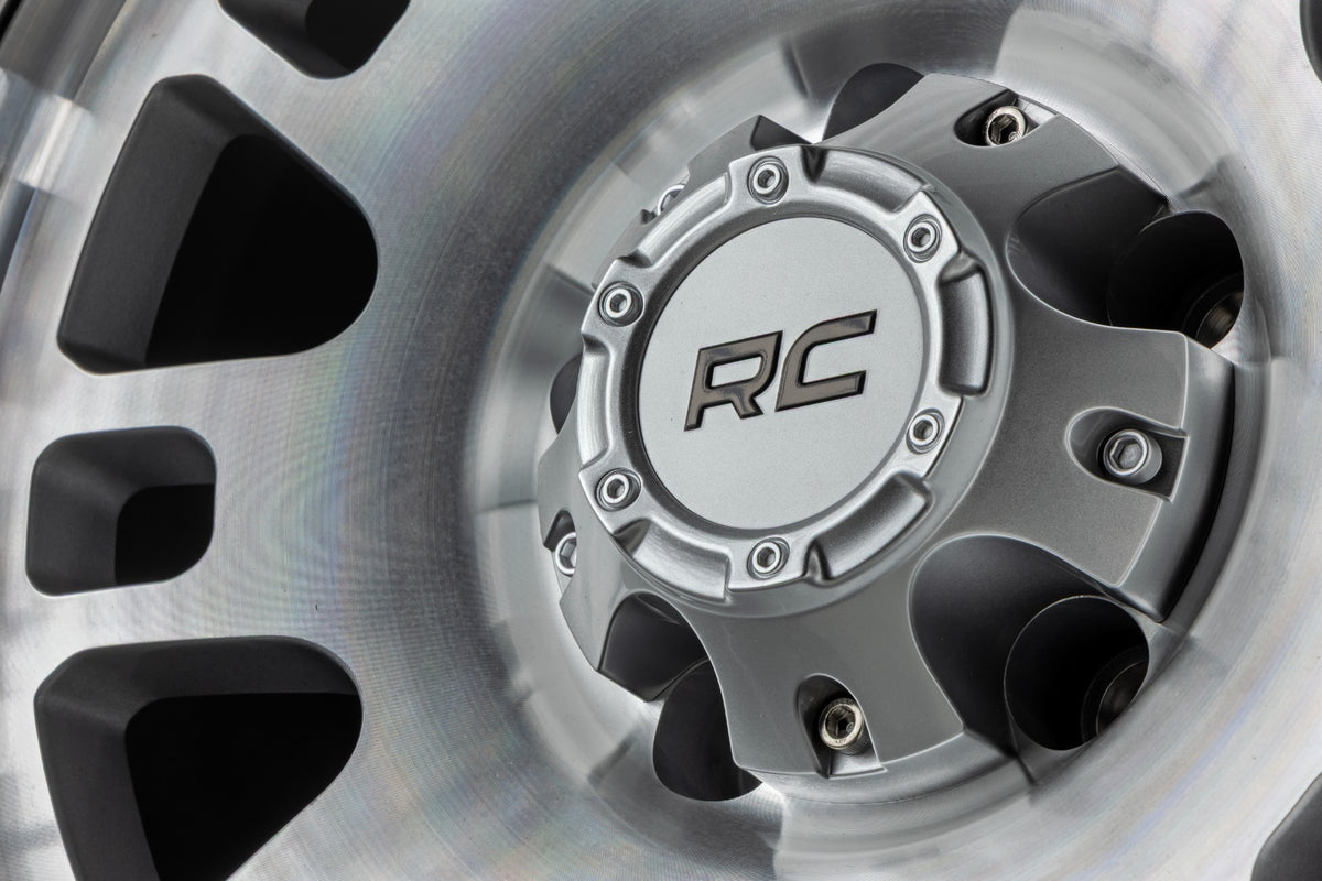 Rough Country 82 Series Wheel | One-Piece | Full Machined | 17x9 | 6x5.5 | -12mm 82170912CA