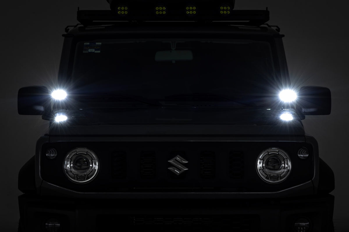 Rough Country LED Ditch Light Kit | Suzuki Jimny (2018-2026) 72122