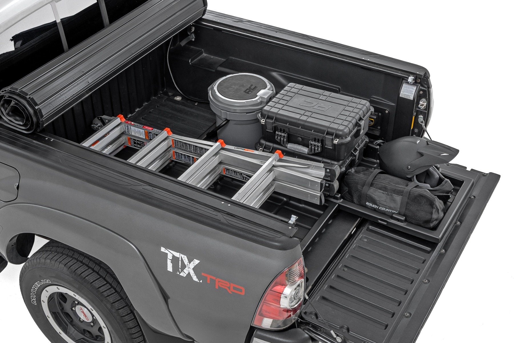 Rough Country Truck Bed Cargo Storage Tray | Easy Access | Fits Mid-Sized Trucks 10210
