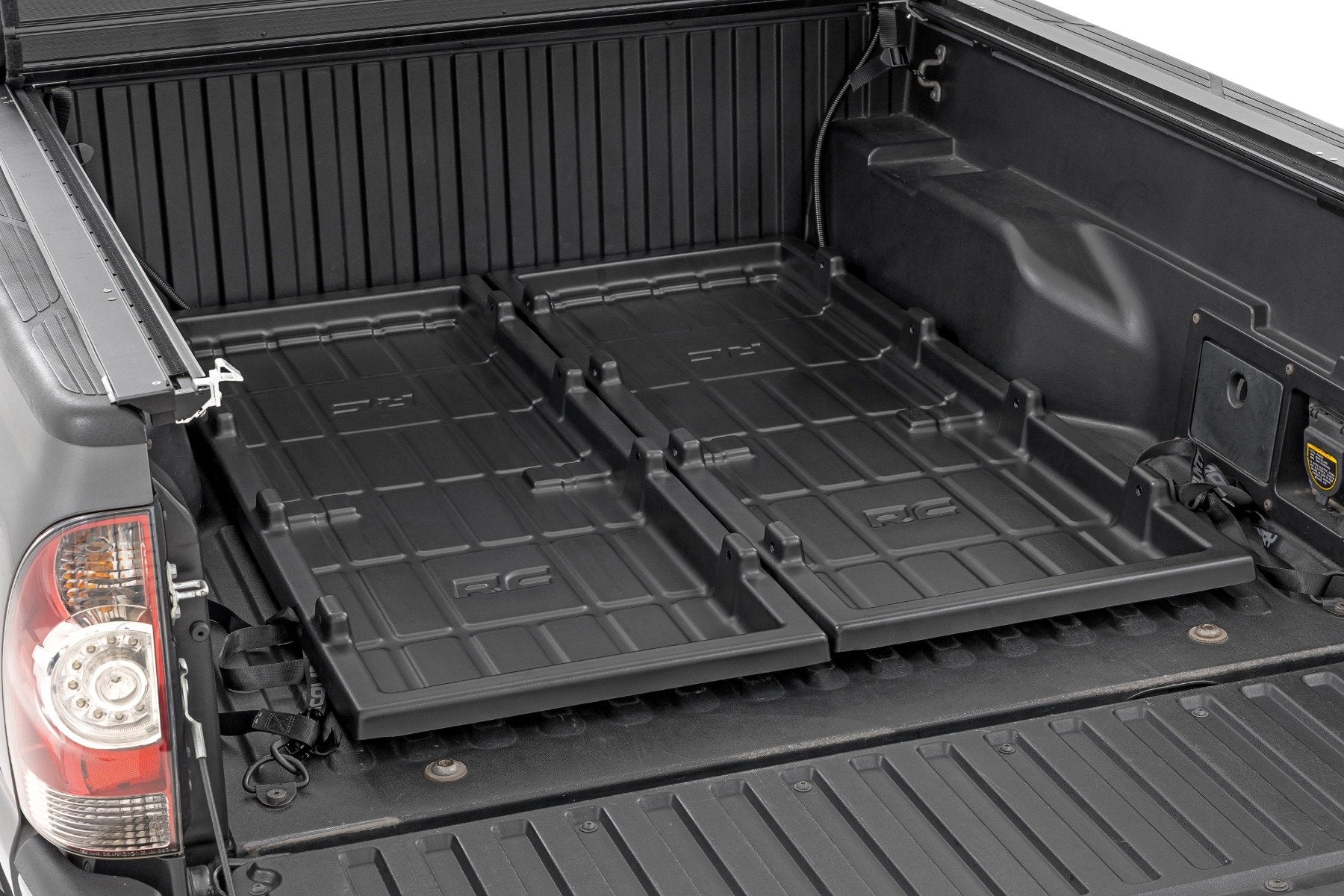 Rough Country Truck Bed Cargo Storage Tray | Easy Access | Fits Mid-Sized Trucks 10210