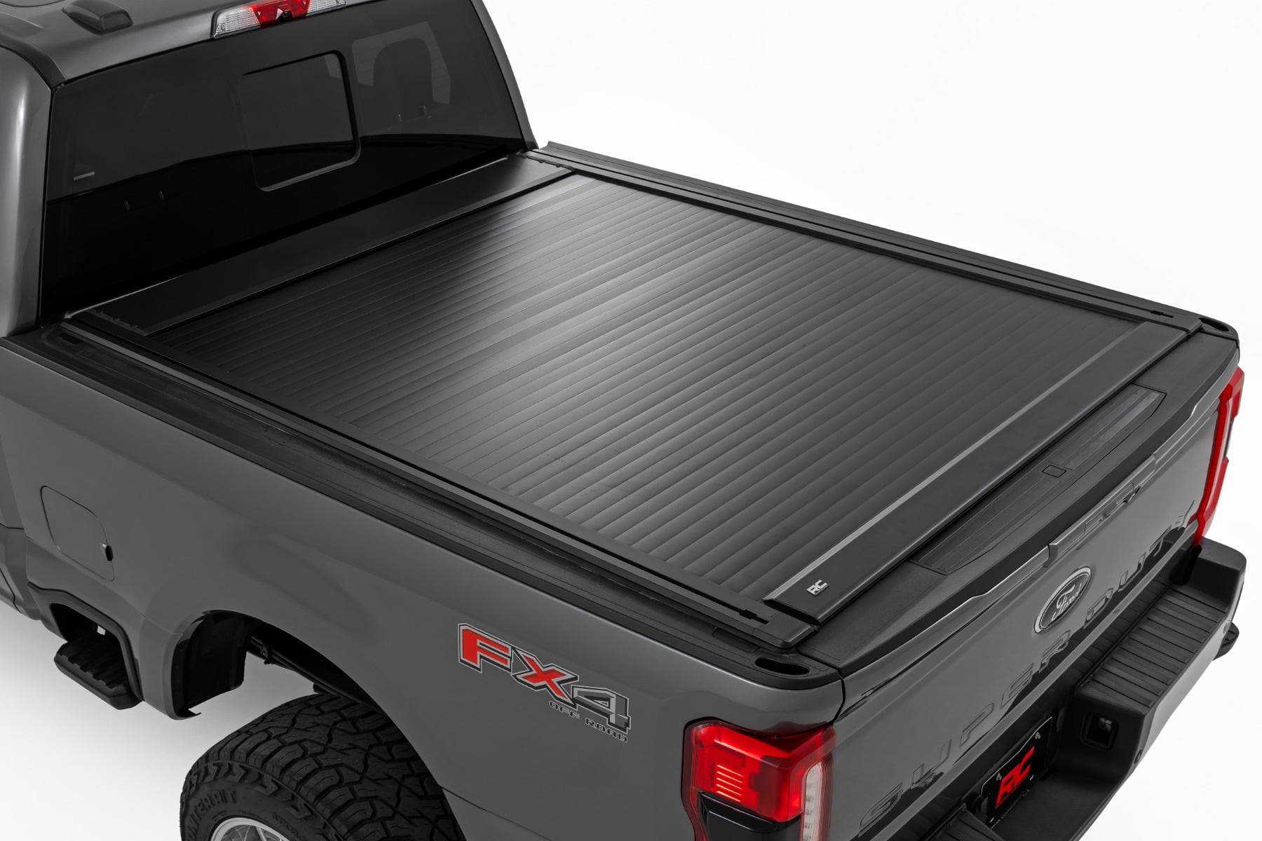 Rough Country Manual Retractable Bed Cover 6'10" Bed for Ford F250/F350 17-26 53507650