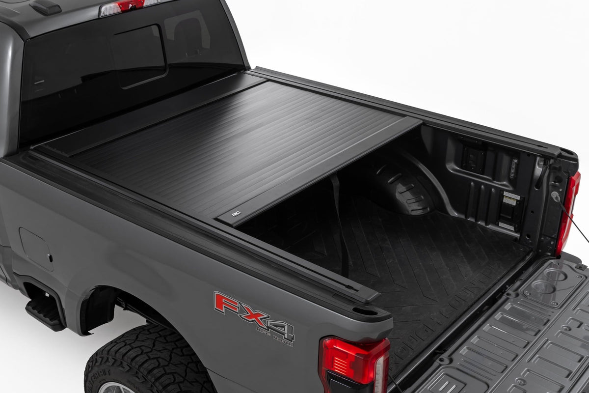 Rough Country Manual Retractable Bed Cover 6'10" Bed for Ford F250/F350 17-26 53507650