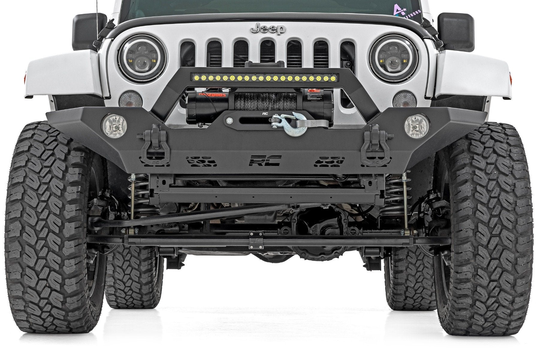 Rough Country HD Steering Kit Tie-Rod & Drag Link Jeep Wrangler JK/JKU 07-18 TR019322