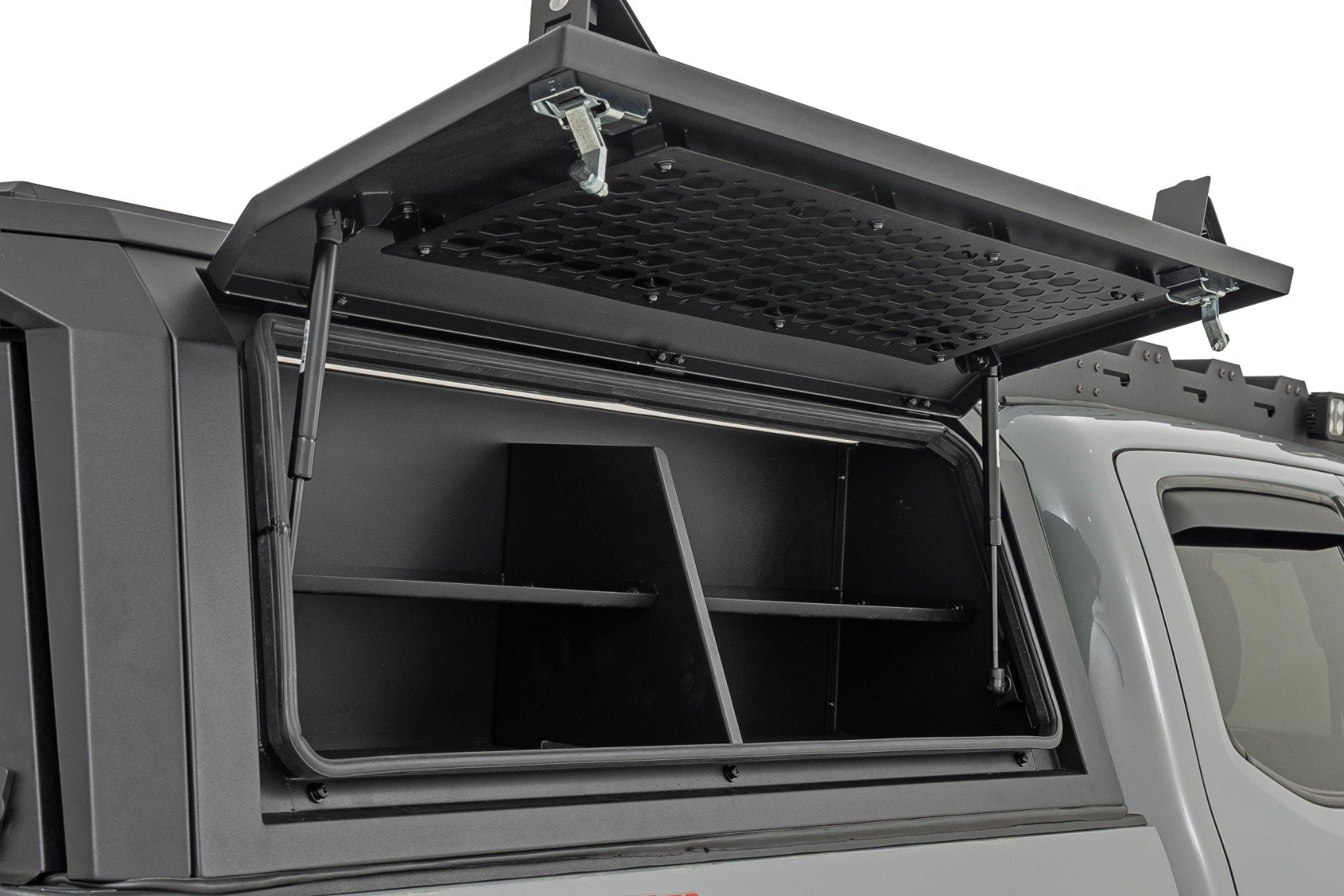 Rough Country Bed Cap Passenger Side Shelf Storage Bin for Toyota Tacoma 16-23 734065