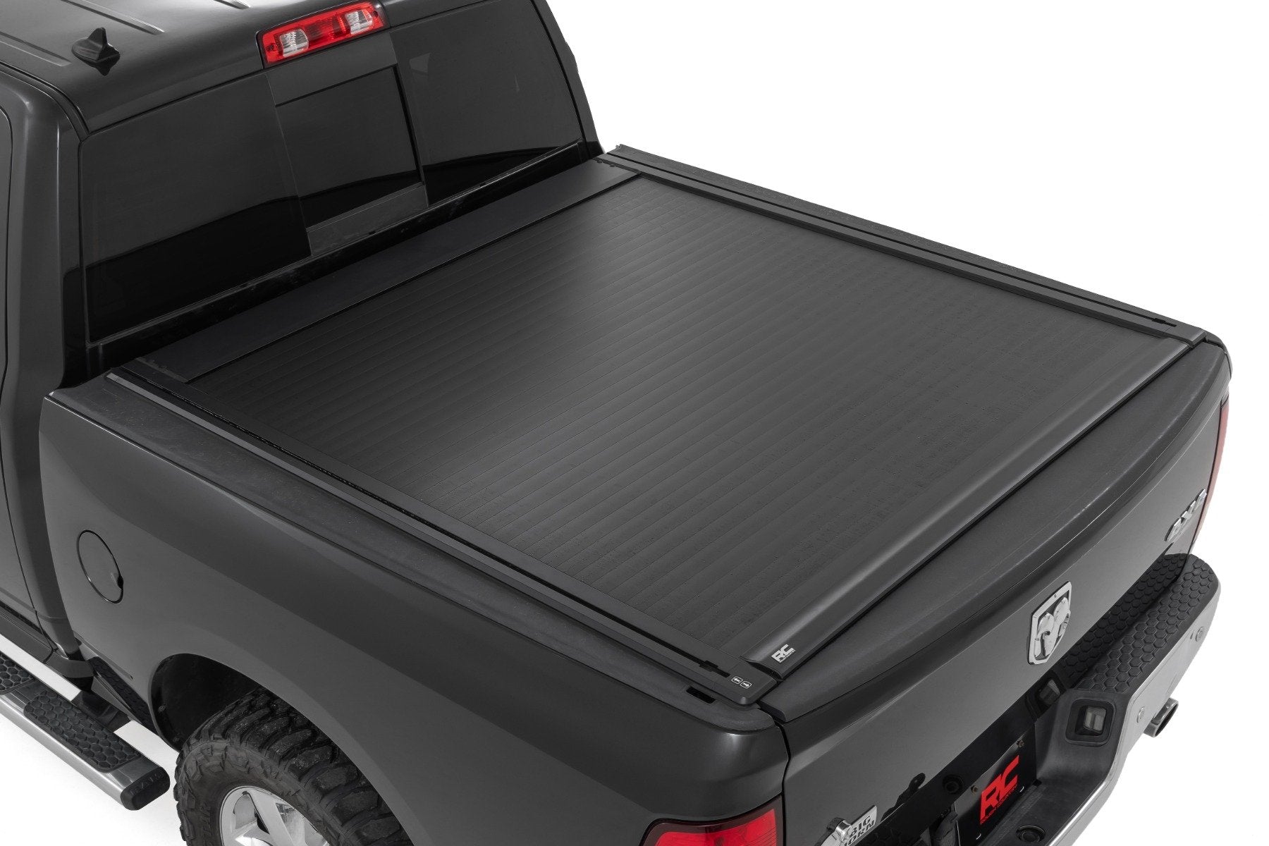 Rough Country Retractable 5'7" Bed Cover for Ram 1500 09-18 1500 Classic 19-24 51309550