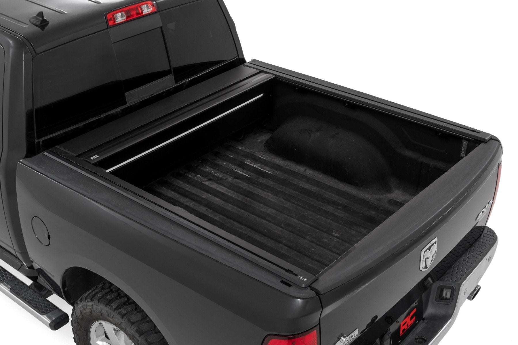 Rough Country Retractable 5'7" Bed Cover for Ram 1500 09-18 1500 Classic 19-24 51309550