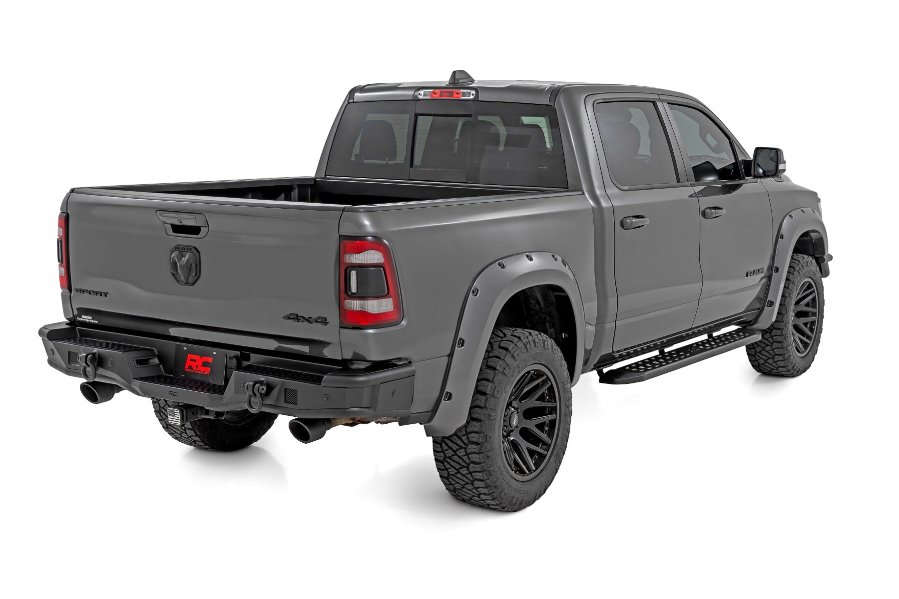 Rough Country Rear Bumper | Tubular | for Ram 1500 2WD/4WD (2019-2024)