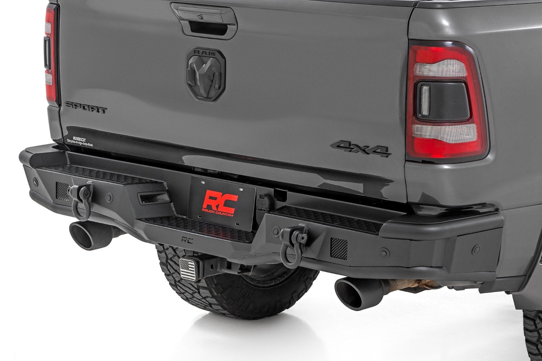 Rough Country Rear Bumper | Tubular | for Ram 1500 2WD/4WD (2019-2024)