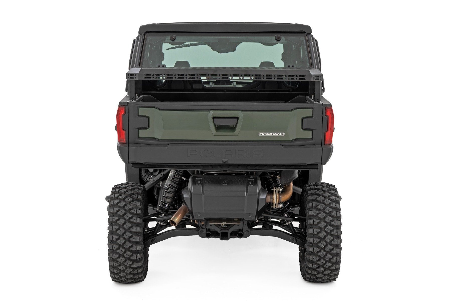 Rough Country Bed Rack | Spare Tire Mount | Polaris Xpedition XP 93197