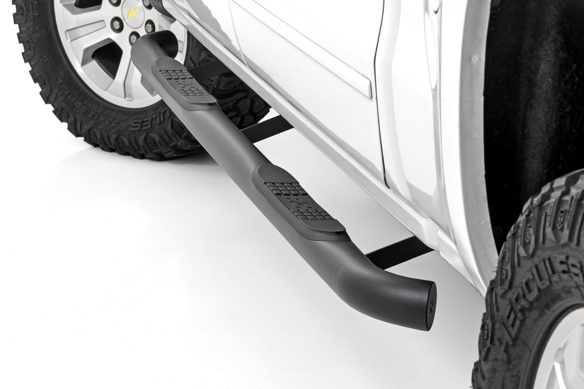Rough Country Nerf Steps 3" Tube Chevy/GMC 1500/2500HD/3500HD (07-19 & Classic) 43011