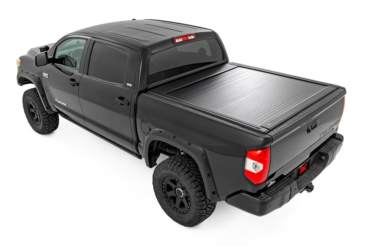 Rough Country Manual Retractable Bed Cover | 5'7" Bed | for Toyota Tundra 07-21 53514550