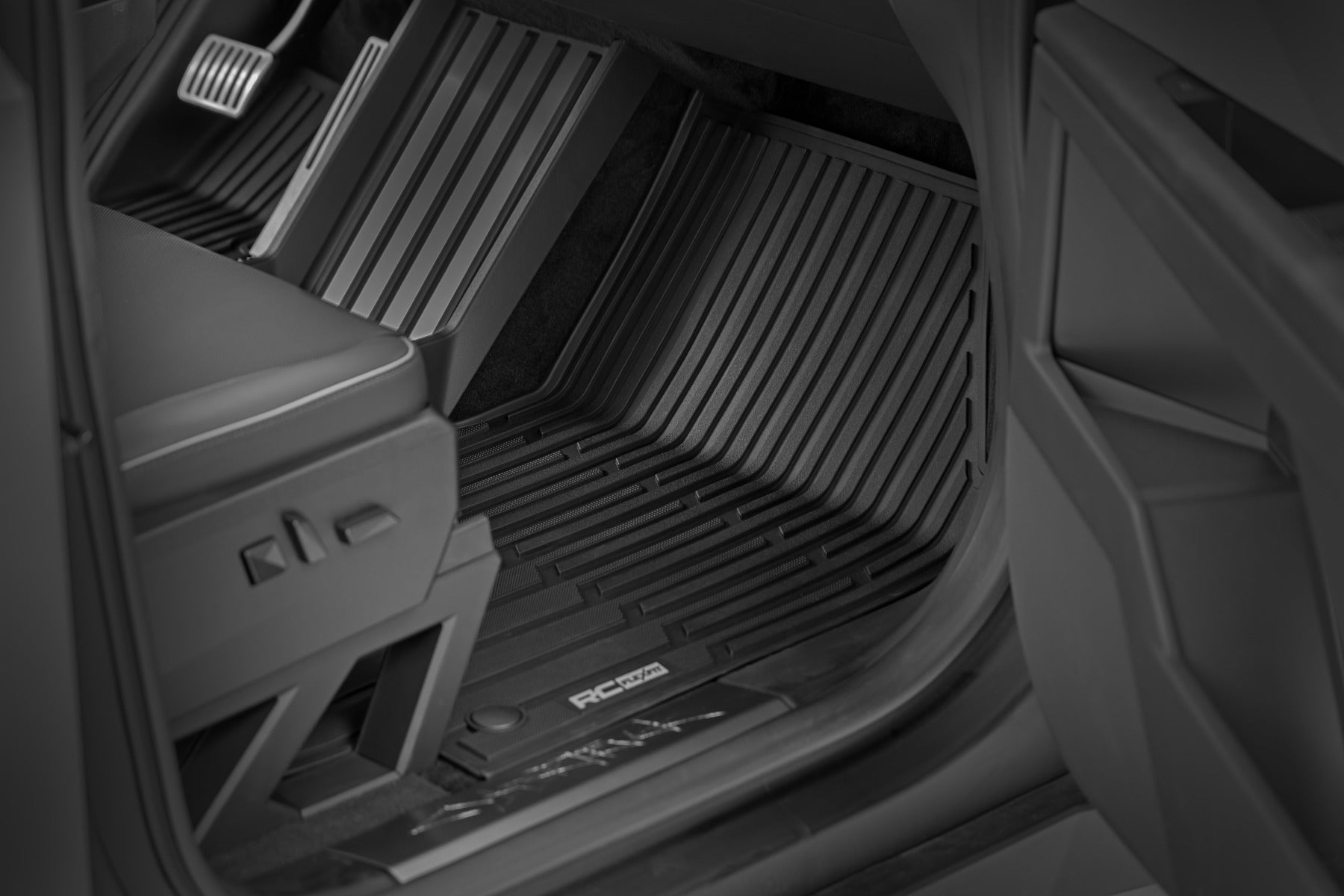 Rough Country Flex-Fit Floor Mats | FR & RR | for Tesla Cybertruck (2024) FF-71502