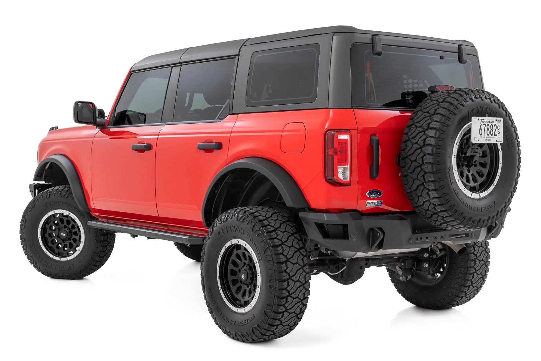 Rough Country Multi-Color LED Running Boards | 4-Door | for Ford Bronco 21-25 55008