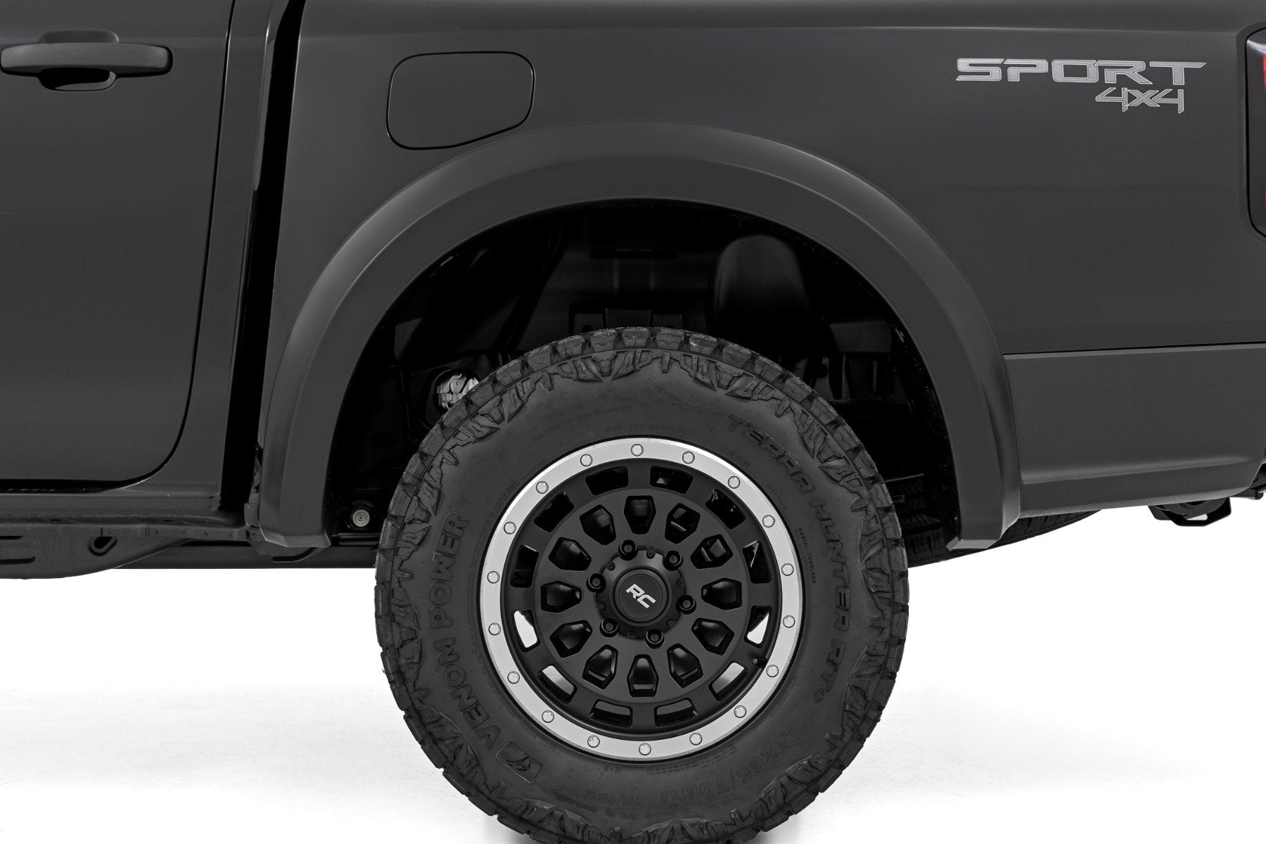 Rough Country Fender Flares Sport M7 Carbonized Gray for Ford Ranger 2024 S-F12401-M7