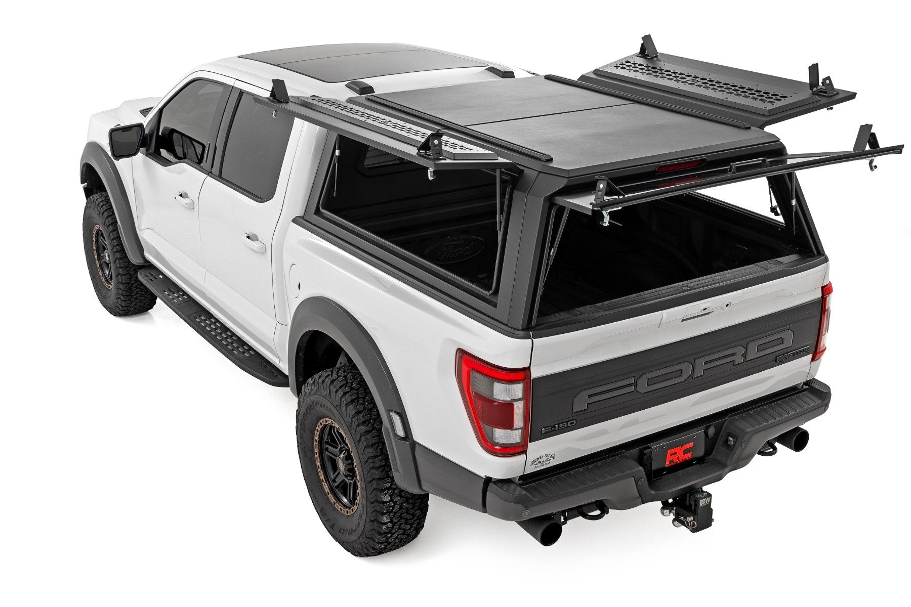 Rough Country Truck Bed Cap | Modular | 5'7" Bed | for Ford F-150 2021-2025 73400