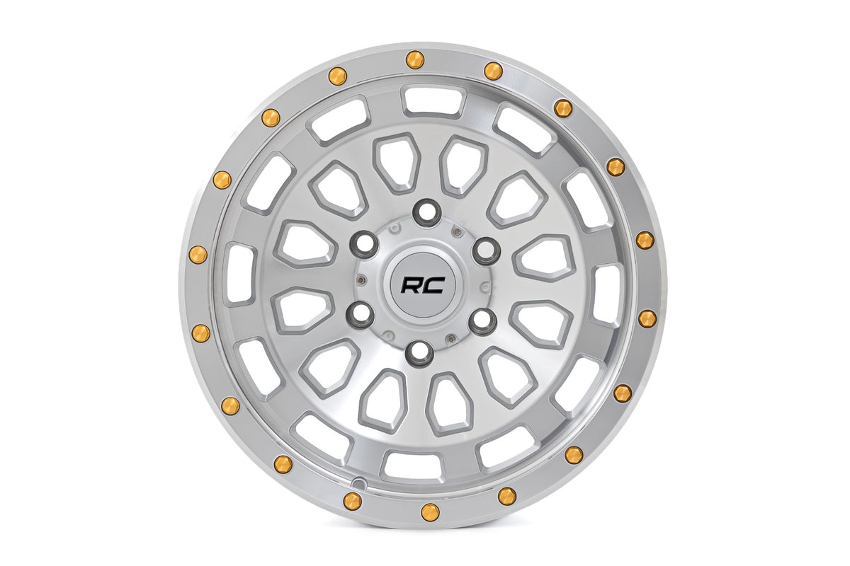 Rough Country 87 Series Wheel Simulated Beadlock Full Machine 17x8.5 6x5.5 +0mm 87170912CA