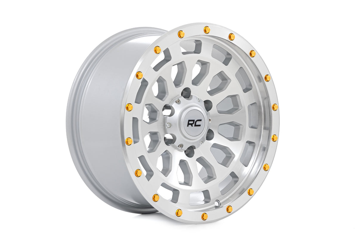 Rough Country 87 Series Wheel Simulated Beadlock Full Machine 17x8.5 6x5.5 +0mm 87170912CA