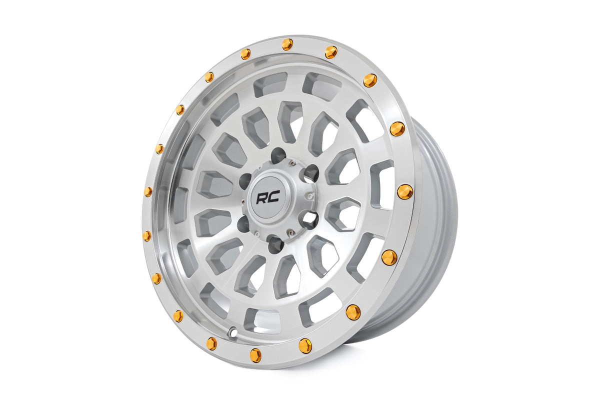 Rough Country 87 Series Wheel Simulated Beadlock Full Machine 17x8.5 6x5.5 +0mm 87170912CA
