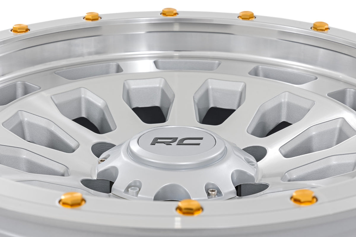 Rough Country 87 Series Wheel Simulated Beadlock Full Machine 17x8.5 6x5.5 +0mm 87170912CA
