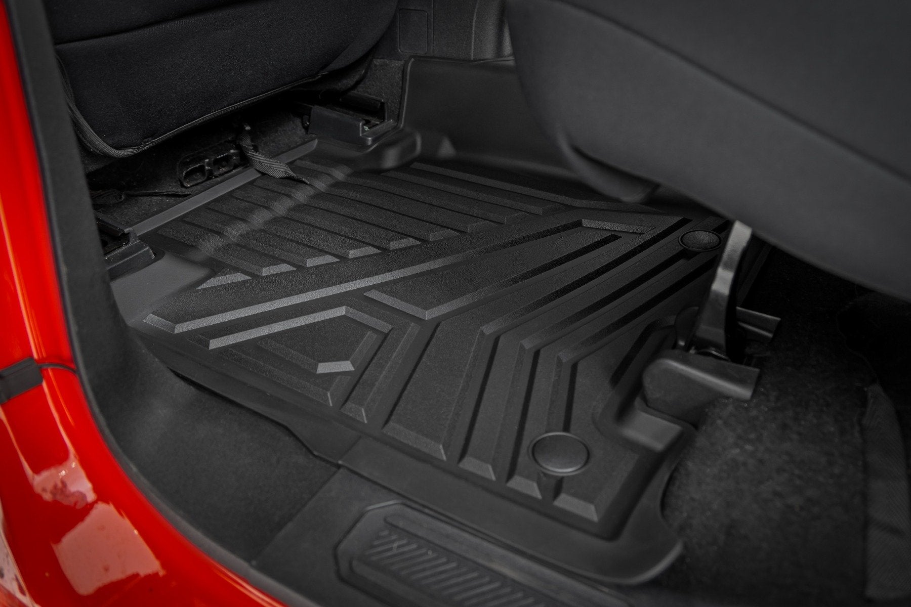 Rough Country Flex-Fit Floor Mats | Front & Rear | for Ford Bronco 4WD 2021-2025 FF-51602