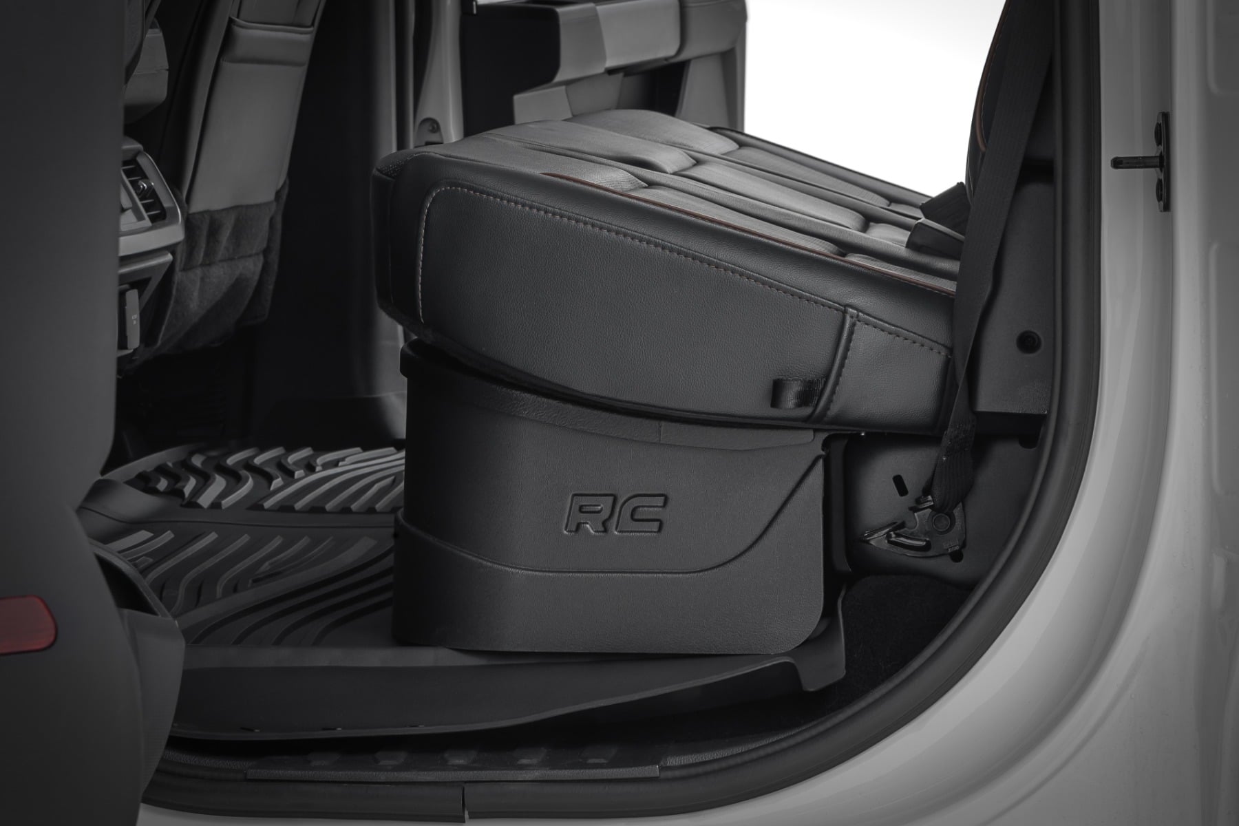 Under Seat Storage with Locking Lid for Ford F150/F250/F350/Raptor 15-25 RC0996