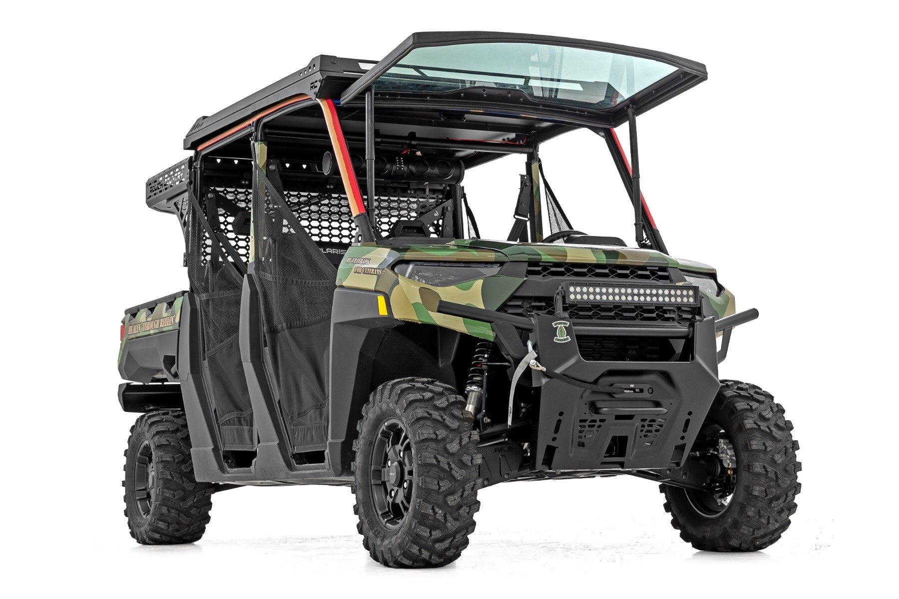 Rough Country Electric Tilt Windshield | Glass | Polaris Ranger XP 1000 98417221