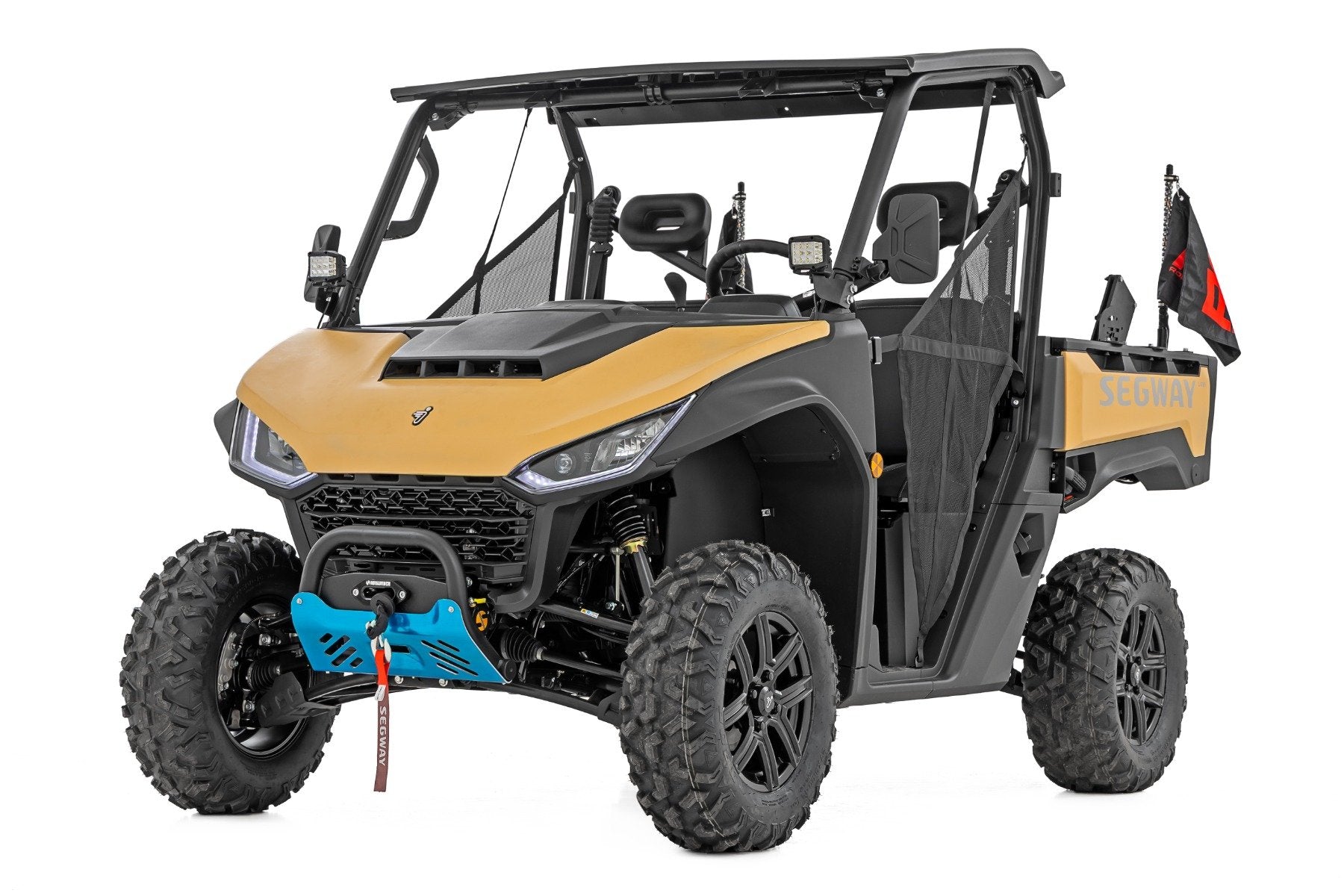 Rough Country LED Light Kit | Front Mount | 2" Black Pair | Segway 570 F