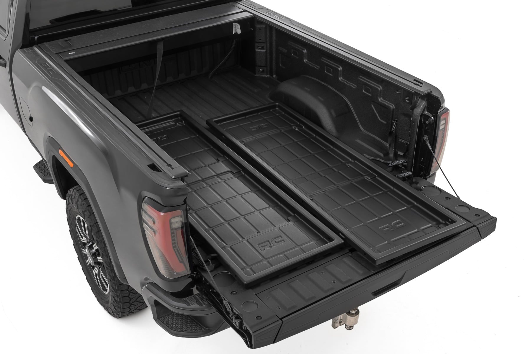Rough Country Slide-Out Truck Bed Cargo Trays Fits 6'7"–6'10" Beds Easy Access 10215